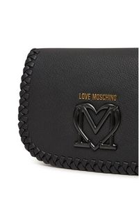 Love Moschino - LOVE MOSCHINO Torebka JC4125PP1MLJ0000 Czarny. Kolor: czarny. Materiał: skórzane