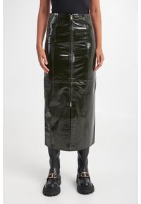 Spódnica skórzana GESTUZ. Materiał: skóra #3