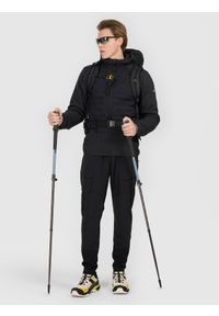 4f - 4F Kurtka trekkingowa z wypełnieniem Primaloft Silver męska - czarna XL. Kolor: czarny. Materiał: materiał, tkanina. Technologia: Primaloft. Sport: turystyka piesza, wspinaczka #2