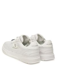 Karl Lagerfeld - KARL LAGERFELD Sneakersy KL63025 Biały. Kolor: biały. Materiał: skóra #3