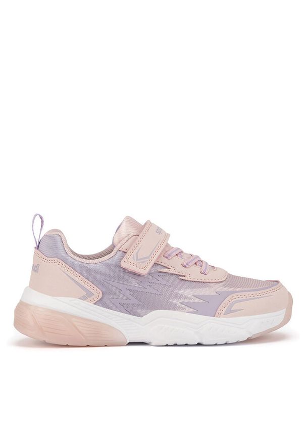 Sneakersy Sprandi. Kolor: fioletowy