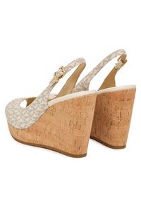 MICHAEL Michael Kors Sandały Rosie Wedge 40S6RSHS1B Écru. Kolor: kremowy. Materiał: skóra #3