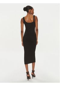 Versace Jeans Couture Sukienka letnia 76HAO947 Czarny Slim Fit. Kolor: czarny. Materiał: bawełna. Sezon: lato