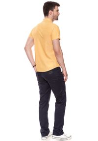 Wrangler - KOSZULA MĘSKA KRÓTKI RĘKAW WRANGLER SS ROLL WESTERN AMBER YELLOW W5A114MUY 112129951. Długość rękawa: krótki rękaw. Długość: krótkie #4