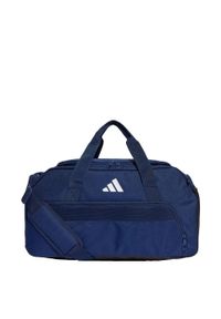 Adidas - Tiro League Duffel Bag Small. Kolor: czarny, wielokolorowy, biały, niebieski. Materiał: materiał