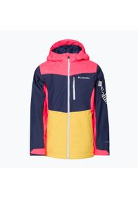 columbia - Kurtka narciarska dziecięca Columbia Rosie Run Insulated. Kolor: czerwony, żółty, wielokolorowy. Sport: narciarstwo, bieganie #1