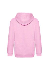 FRUIT OF THE LOOM - Bluza Z Kapturem Premium Dla Dzieci. Typ kołnierza: kaptur. Kolor: różowy
