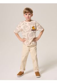 Sinsay - Koszulka The Lion King - kremowy. Kolor: kremowy #1