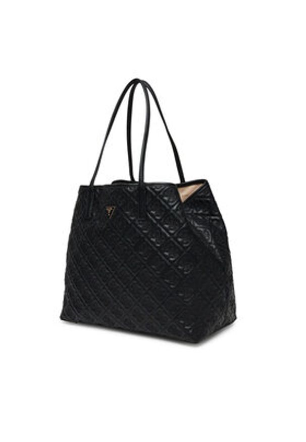 Guess Torebka Adelasia HWQL96 58240 Czarny. Kolor: czarny. Materiał: skórzane