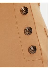 Guess Spodnie materiałowe W5BB16 KCMU2 Beżowy Flare Fit. Kolor: beżowy. Materiał: syntetyk #4