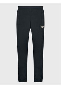 Reebok Spodnie dresowe Vector HK7077 Czarny Slim Fit. Kolor: czarny. Materiał: syntetyk #1
