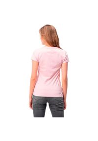 Hi-tec - T-shirt Damski Z Krótkim Rękawem Aldys. Kolor: różowy. Długość rękawa: krótki rękaw. Długość: krótkie. Sport: turystyka piesza