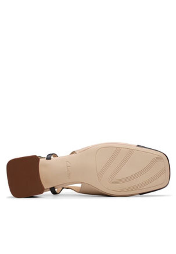 Clarks Sandały Nyta45 Sling 26181321 Beżowy. Kolor: beżowy. Materiał: skóra