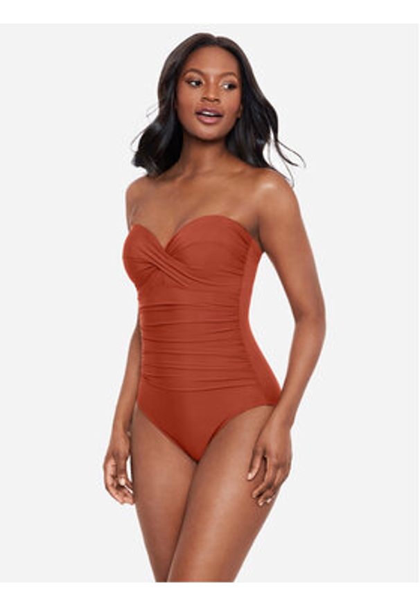 Miraclesuit Strój kąpielowy Madrid 6516657 Pomarańczowy. Kolor: pomarańczowy. Materiał: syntetyk