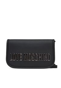 Love Moschino - LOVE MOSCHINO Torebka JC4028PP1NKD000B Czarny. Kolor: czarny. Materiał: skórzane