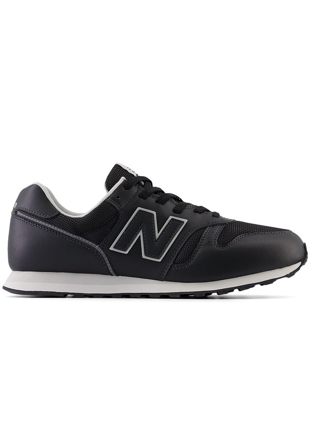 Buty męskie New Balance ML373PK2 – czarne. Okazja: na co dzień. Kolor: czarny. Materiał: guma, materiał, syntetyk. Szerokość cholewki: normalna. Model: New Balance 373