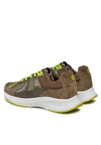 Strellson Sneakersy Greenwich 4010003278 Khaki. Kolor: brązowy. Materiał: materiał #5