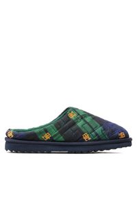 TOMMY HILFIGER - Tommy Hilfiger Kapcie Quilted Home Slipper Blackwatch FW0FW06913 Granatowy. Kolor: niebieski. Materiał: materiał #1