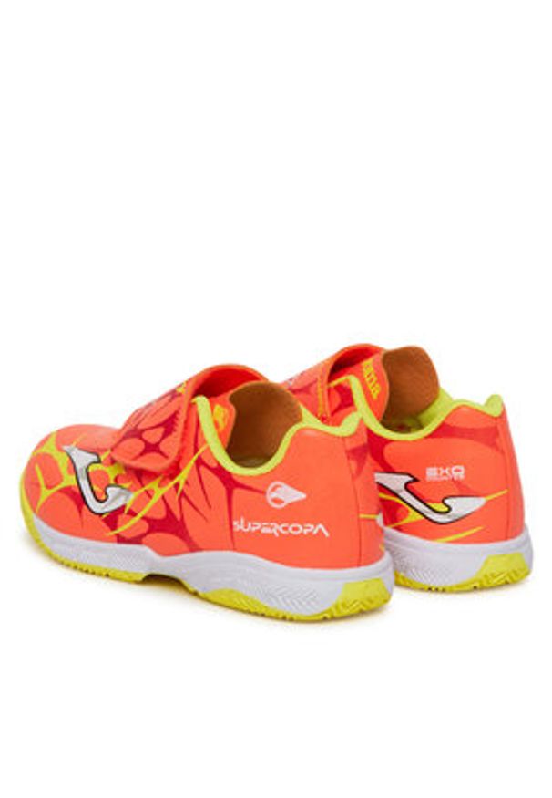 Joma Buty do piłki nożnej Super Copa Jr 2507 SCJS2507INV Czerwony. Kolor: czerwony. Materiał: skóra