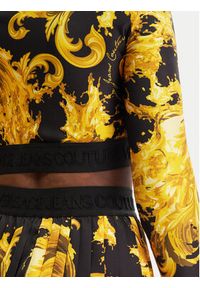 Versace Jeans Couture Bluzka 80HAH218 JS532 Czarny Slim Fit. Kolor: czarny. Materiał: syntetyk #2