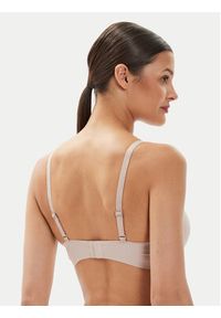 TOMMY HILFIGER - Tommy Hilfiger Biustonosz push-up UW0UW05211 Beżowy. Kolor: beżowy. Materiał: syntetyk. Rodzaj stanika: push-up #5