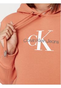 Calvin Klein Jeans Bluza J20J221335 Pomarańczowy Regular Fit. Kolor: pomarańczowy. Materiał: bawełna #4