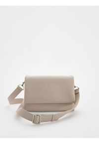 Reserved - Torebka crossbody - złamana biel. Materiał: skórzane