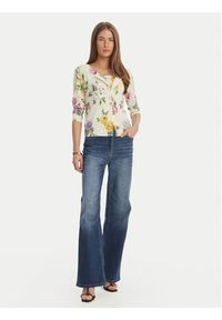 Luisa Spagnoli Kardigan Contesto 100300 Beżowy Slim Fit. Kolor: beżowy. Materiał: syntetyk #4