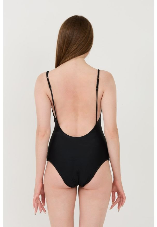 Karl Lagerfeld - KARL LAGERFELD Czarny strój kąpielowy Hotel Karl Swimsuit, Rozmiar XS. Kolor: czarny