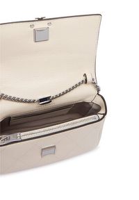 Tory Burch Torebka Charlie Quilted Mini Top Handle Chain Wallet 186032 Kremowy. Kolor: kremowy. Materiał: skórzane #4