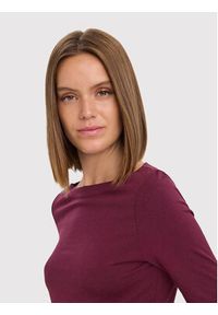 Vero Moda Bluzka Panda 10274133 Bordowy Regular Fit. Kolor: czerwony. Materiał: bawełna #3