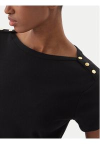 TOMMY HILFIGER - Tommy Hilfiger T-Shirt WW0WW49250 Czarny Slim Fit. Kolor: czarny. Materiał: bawełna #3