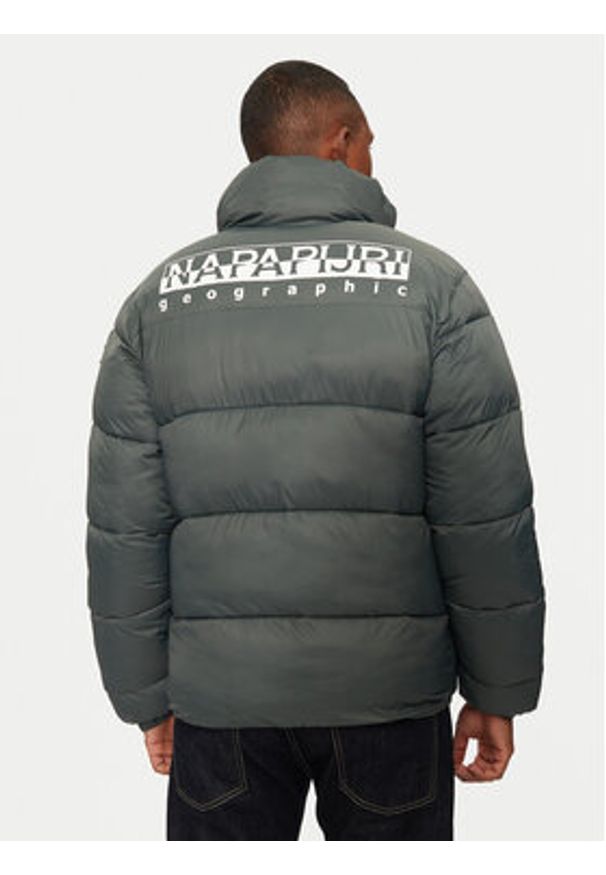 Napapijri Kurtka zimowa A-Suomi NP0A4GJF Zielony Regular Fit. Kolor: zielony. Materiał: syntetyk. Sezon: zima
