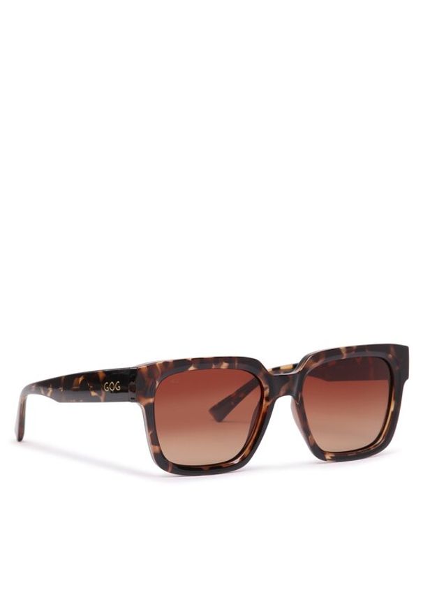 GOG Okulary przeciwsłoneczne Millie E757-1P Brązowy. Kolor: brązowy