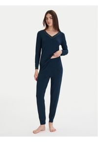 YSABEL MORA - Ysabel Mora Piżama 10766 Granatowy Regular Fit. Kolor: niebieski #1