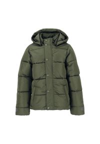 ZigZag - Dziecięca kurtka puchowa Zigzag Lusano. Kolor: zielony. Materiał: puch. Sezon: zima. Styl: sportowy