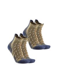 Skarpety trekkingowe dla doroslych Therm-ic Trekking Cool Ankle zestaw 2 par. Kolor: wielokolorowy, niebieski, zielony. Sport: turystyka piesza