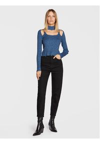 Edited Sweter Xia EDT6056001000005 Niebieski Regular Fit. Kolor: niebieski. Materiał: wiskoza #2