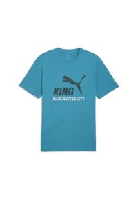 Puma - Męska koszulka Manchester City KING z logo PUMA. Kolor: niebieski. Sport: piłka nożna #1