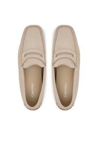 Calvin Klein Mokasyny Driver Penny Nu HM0HM01866 Beżowy. Kolor: beżowy. Materiał: skóra #3