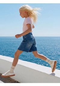 Big-Star - Szorty dziewczęce jeansowe granatowe Rue 542. Okazja: na co dzień. Stan: podwyższony. Kolor: niebieski. Materiał: jeans. Sezon: lato. Styl: elegancki, klasyczny, vintage, casual #3