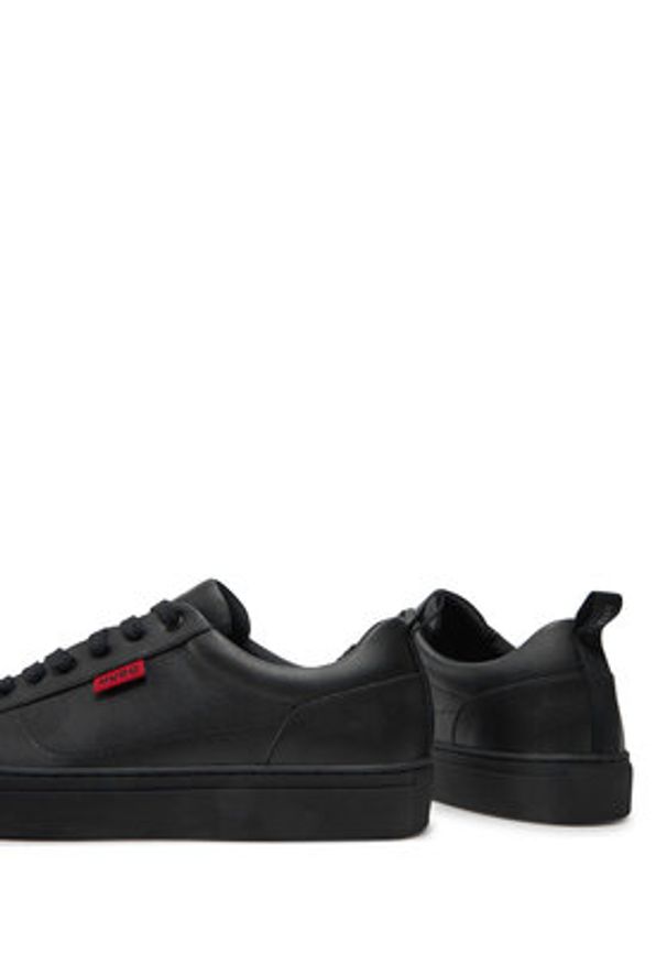 Hugo - HUGO Sneakersy Morrie 50541210 10271108 01 Czarny. Kolor: czarny. Materiał: skóra
