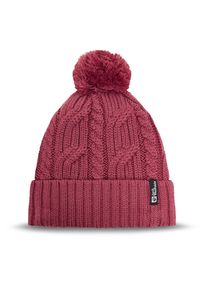 Czapka Jack Wolfskin. Kolor: fioletowy
