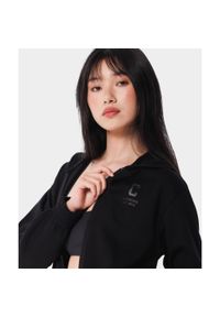 Rozpinana bluza sportowa dla kobiet Carpatree Varsity Chic. Kolor: czarny. Sport: fitness