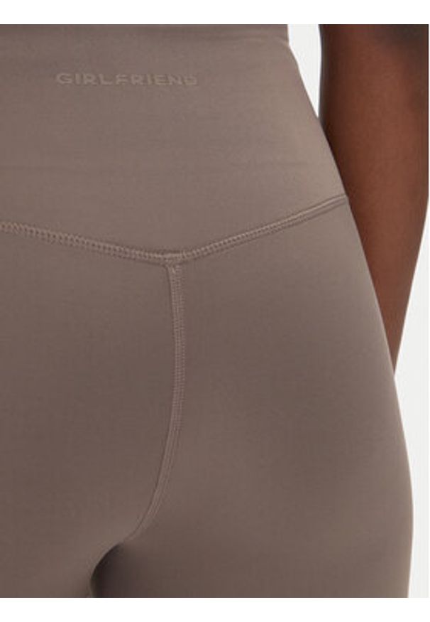 GIRLFRIEND COLLECTIVE - Girlfriend Collective Legginsy Float 4022 Beżowy Slim Fit. Kolor: beżowy. Materiał: syntetyk