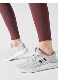 Under Armour Buty do biegania Ua W Charged Pursuit 3 3024889-101 Szary. Kolor: szary. Materiał: materiał