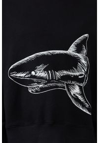 PALM ANGELS Czarna bluza Split Shark Crew. Kolor: czarny #8