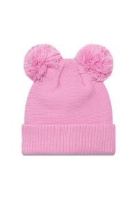 New Era Czapka Wmns Double Pom 60565279 Różowy. Kolor: różowy. Materiał: akryl, materiał