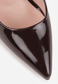 Born2be - Brązowe Szpilki Arelde. Okazja: na co dzień. Kolor: brązowy. Materiał: jeans. Obcas: na szpilce. Styl: casual, elegancki, klasyczny #4