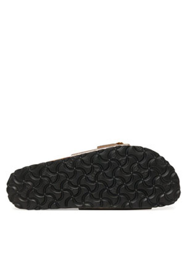 Birkenstock Klapki Catalina Cushion Buckle 1029416 Brązowy. Kolor: brązowy. Materiał: skóra
